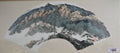 Mountain Path to Tranquility | Hand-Painted Chinese Fan Painting